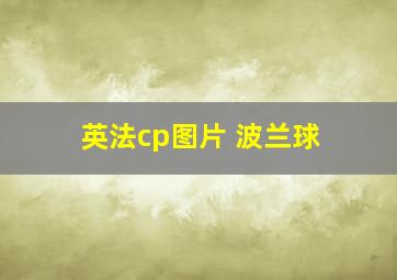 英法cp图片 波兰球